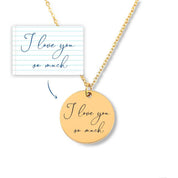 Personalized Handwritten Name Necklace