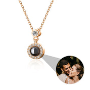 Custom Projection Photo Necklace for Mom