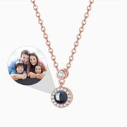 Custom Projection Photo Necklace for Mom