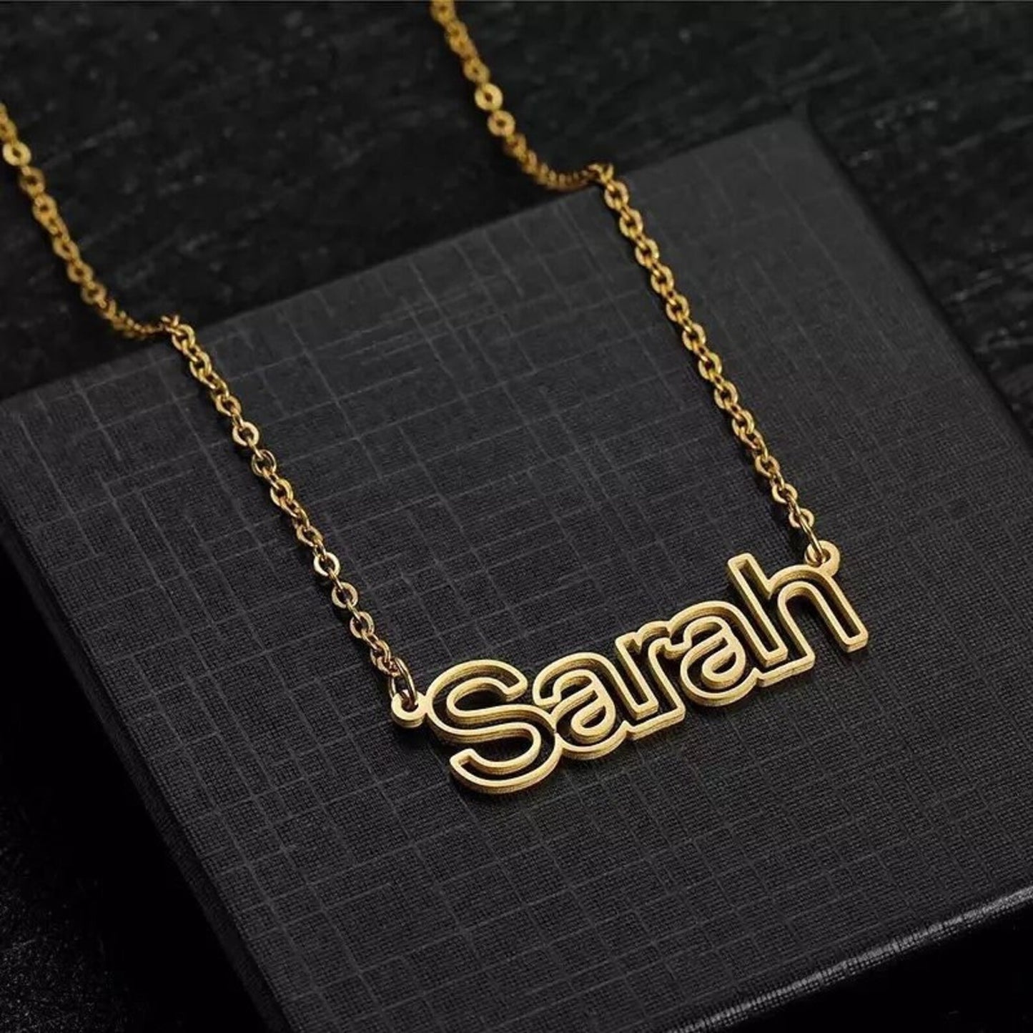 Personalized Gold Plated Name Necklace