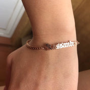 Personalized Name Cuban Chain Bracelet