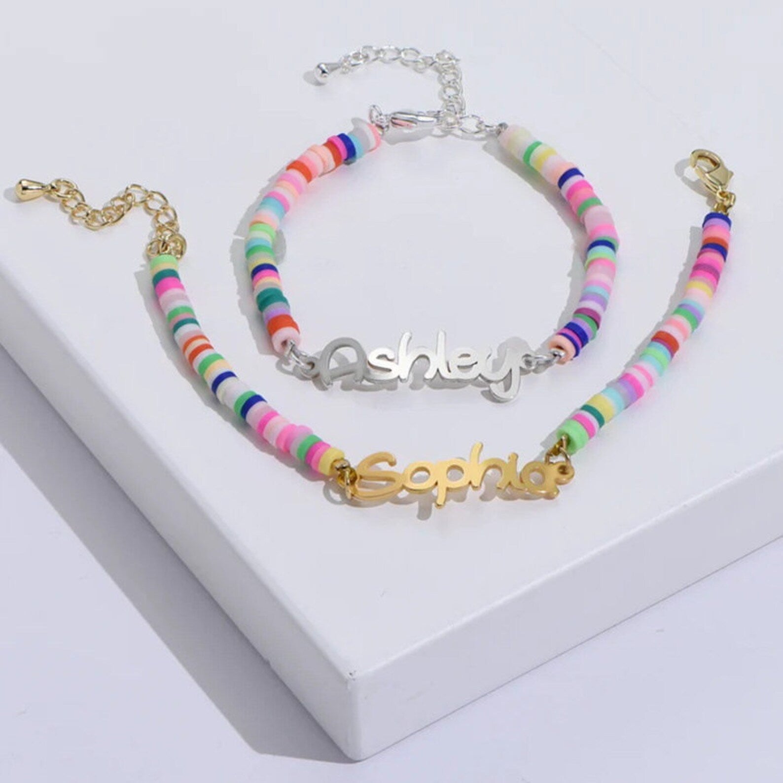 Colorful Personalized Name Bracelet for Girls