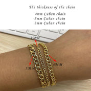 Personalized Name Cuban Chain Bracelet