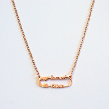 Personalized Engraved Name Necklace for Women