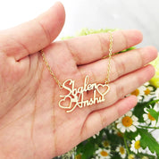 Personalized Gold Name Necklace for Women