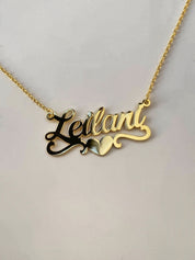 Personalized 14k Gold Name Necklace