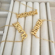 Personalized 3D Name Necklace Gift