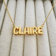 Personalized 3D Name Necklace Gift