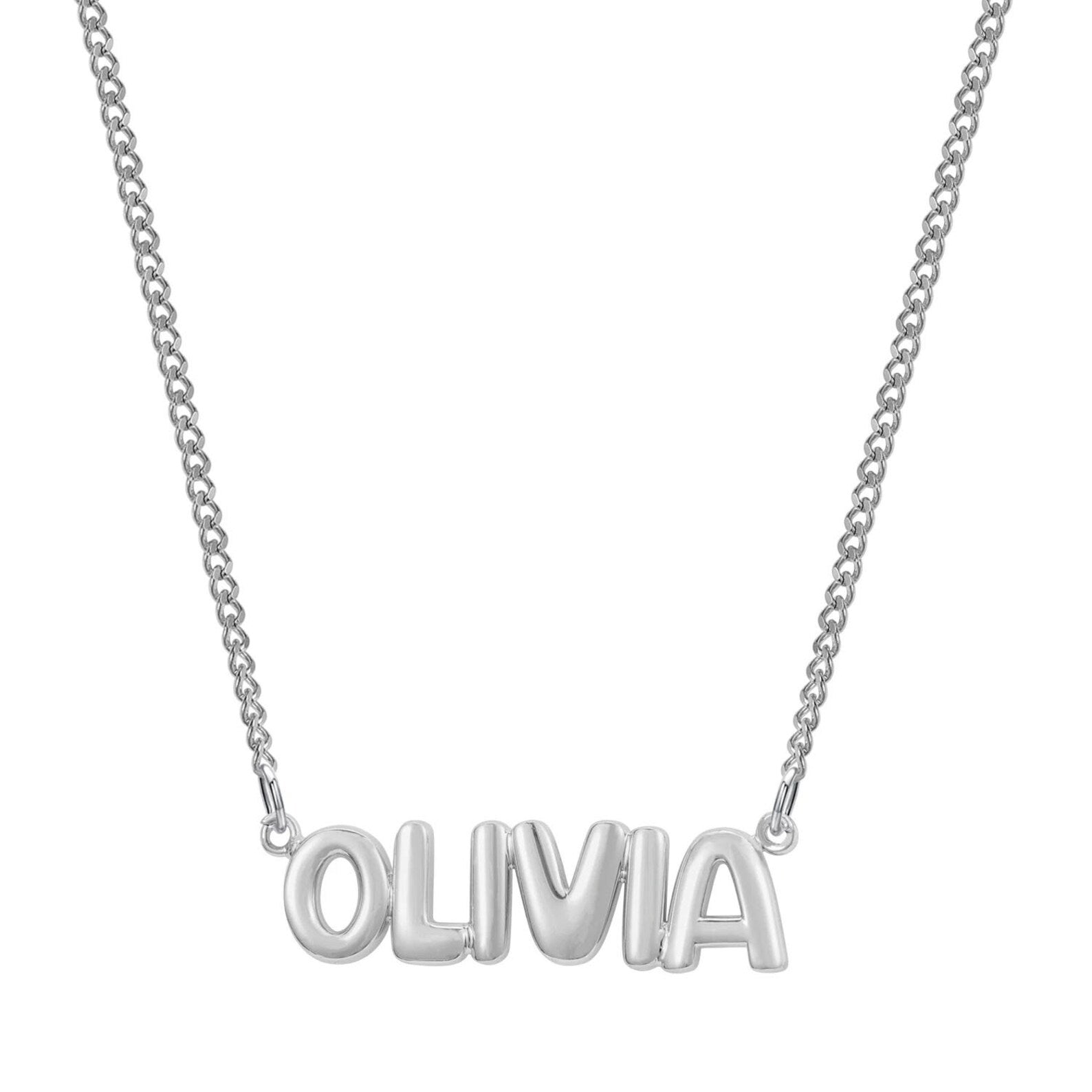 Personalized 3D Name Necklace Gift