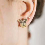 Personalized Pet Stud Earrings for Dog Moms