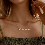 Personalized Dainty Name Necklace for Mom