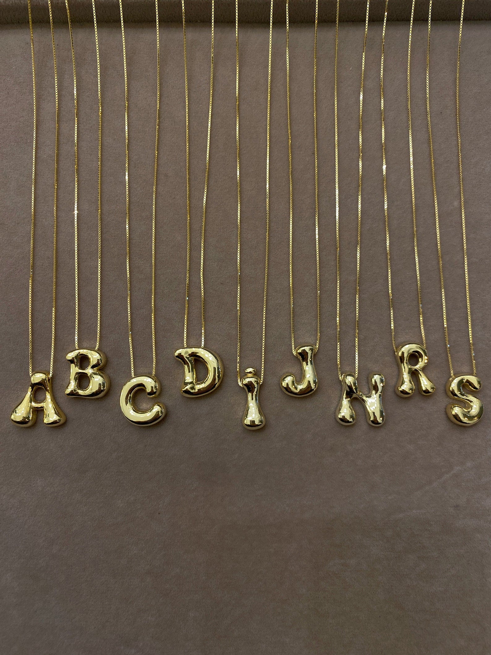 Personalized Asymmetric Initial Necklace