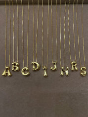 Personalized Asymmetric Initial Necklace