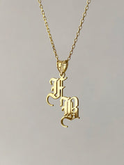 Personalized Double Initial Necklace