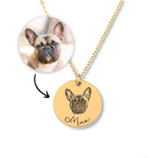 Personalized Pet Portrait Necklace