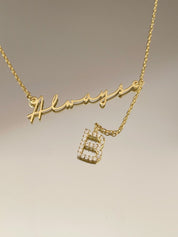 Personalized Handwriting Name Necklace