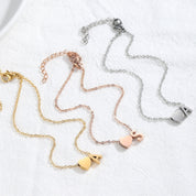 Custom Initial Dainty Anklet for Occasions