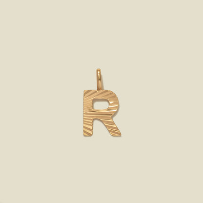 Personalized Initial R Charm