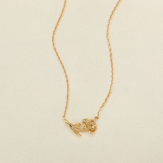 January Everbloom Birth Flower Necklace | Final Sale