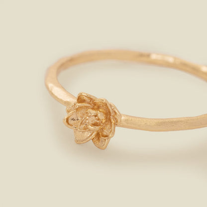 July Birth Flower Ring