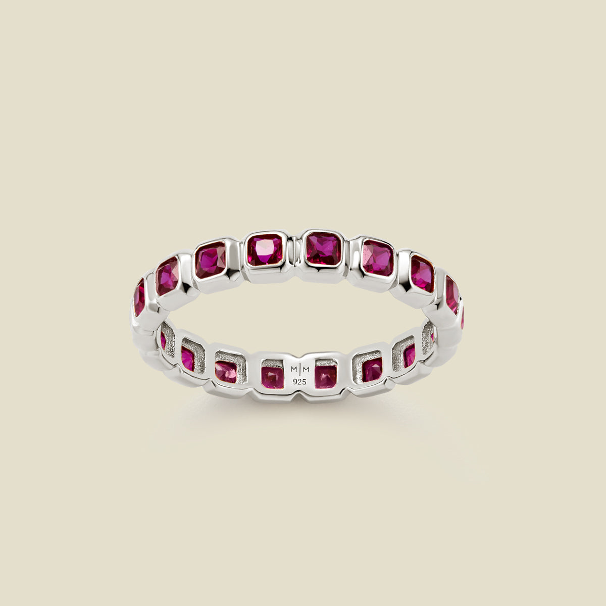 July Birthstone Eternity Ring