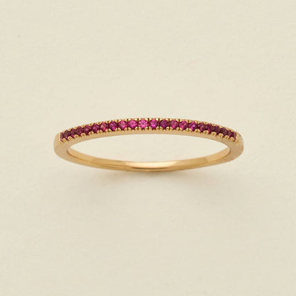 July Birthstone Stacking Ring