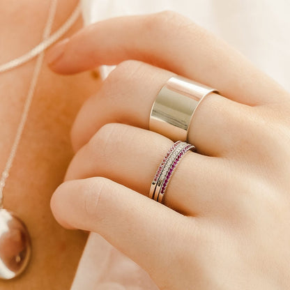 July Birthstone Stacking Ring