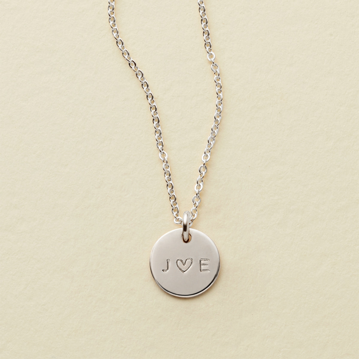 Love Disc Necklace