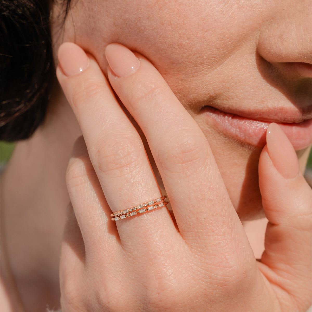 Mama Morse Code Ring