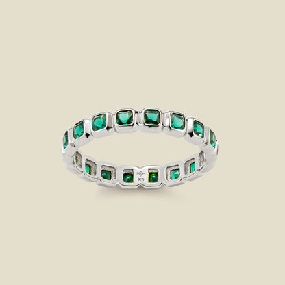 May Birthstone Eternity Ring