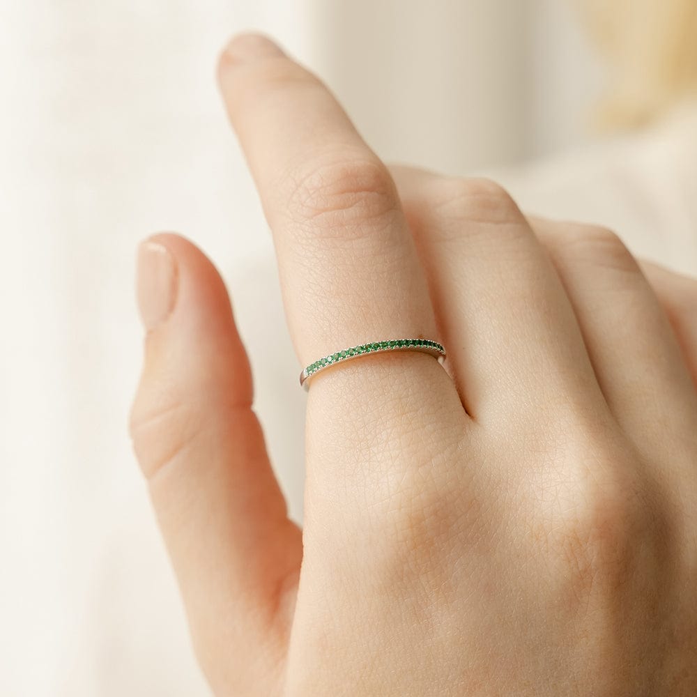 Personalized Birthstone Stacking Ring