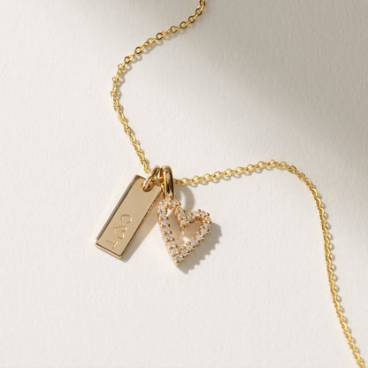 Personalized Mini Bar Necklace