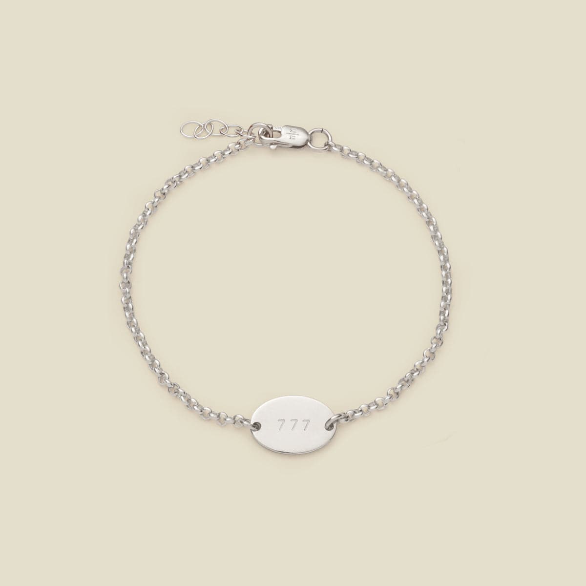 Personalized Mini Oval Bracelet