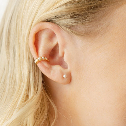 Mini Pearl Stud Earrings