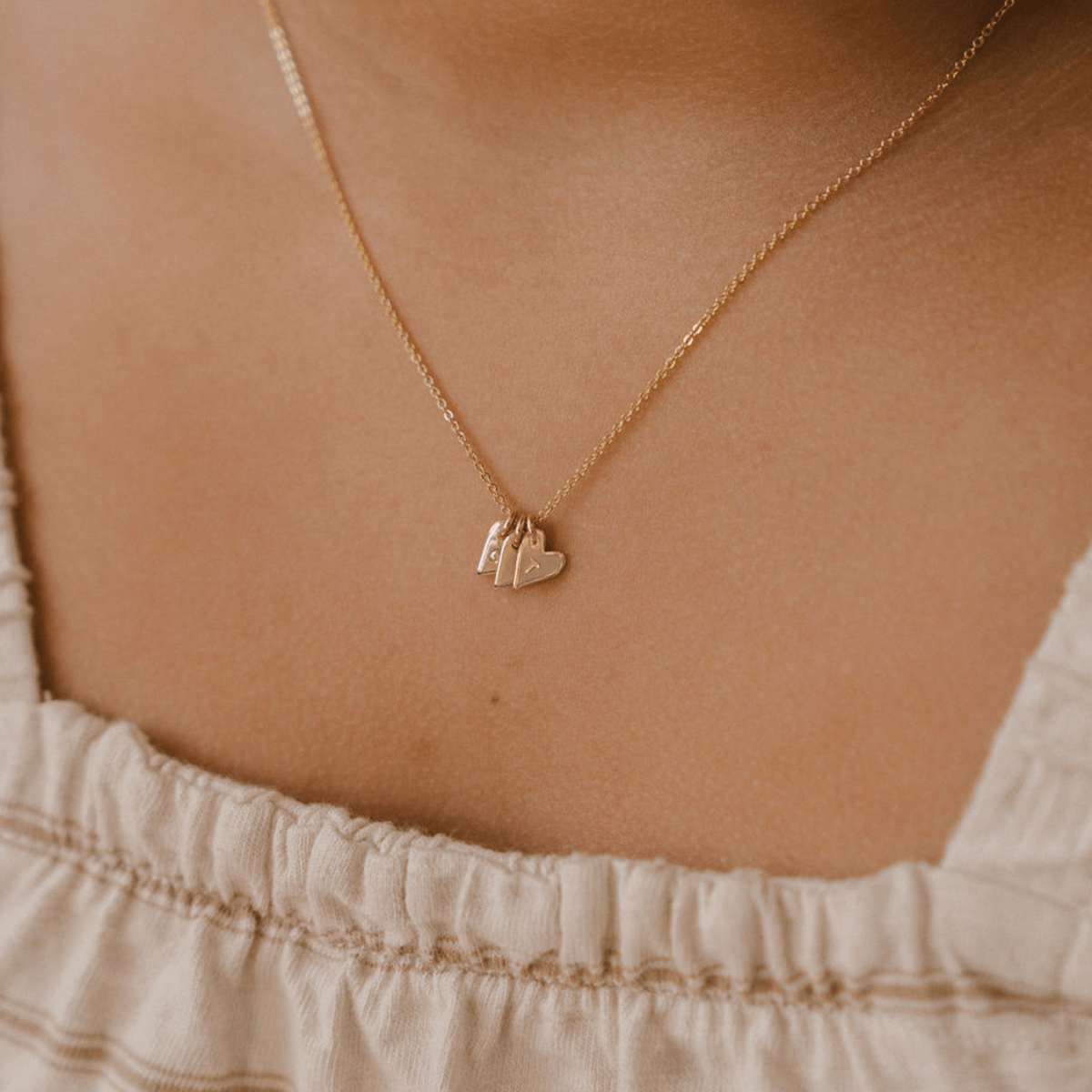 Mini Sweetheart Stacker Necklace