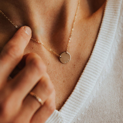 Mini Zola Disc Necklace