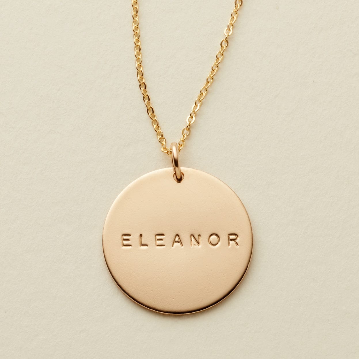 Name Disc Necklace