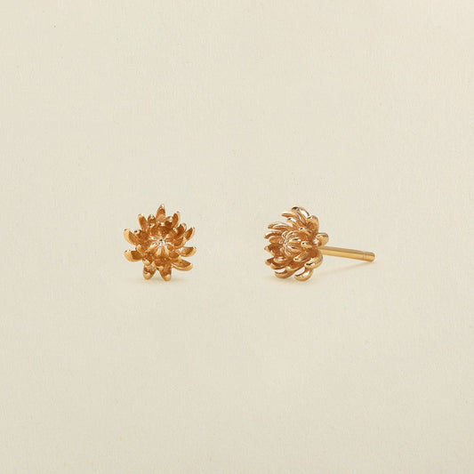 November Birth Flower Stud Earrings | Final Sale