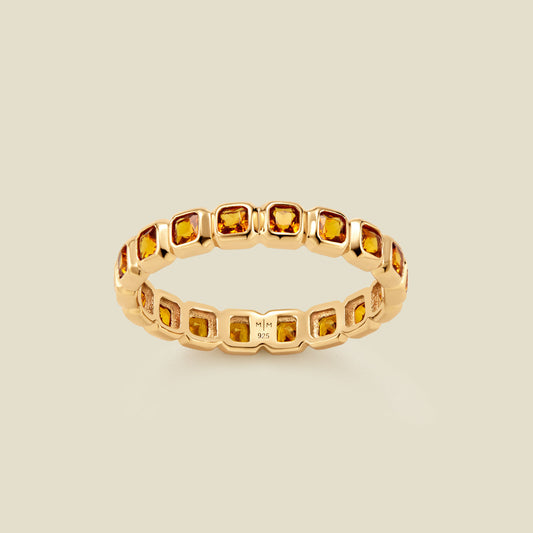 November Birthstone Eternity Ring