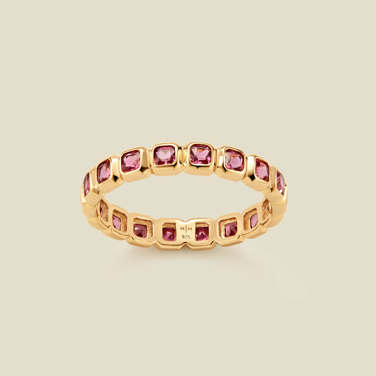 October Birthstone Eternity Ring