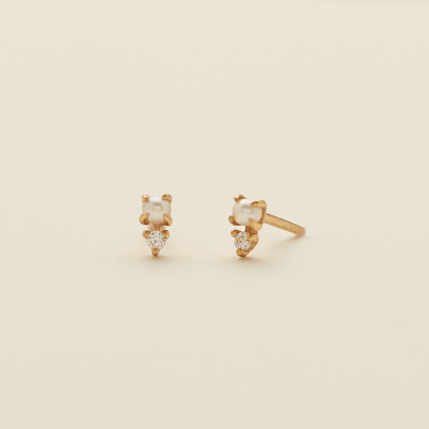 Petite Pearl Stud Earrings