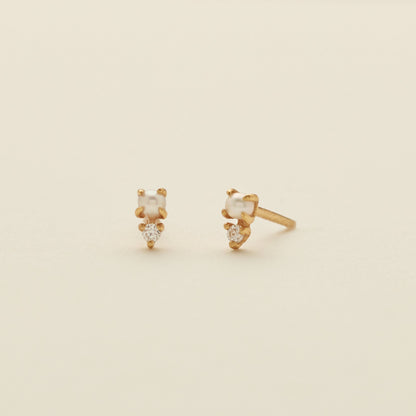 Petite Pearl Stud Earrings