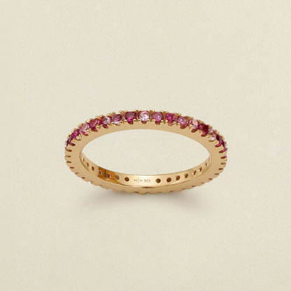 Pink Eternity Band Ring | Final Sale