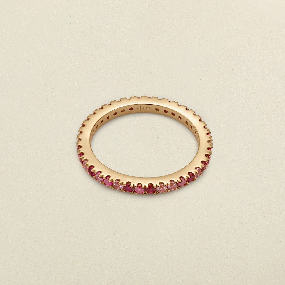 Pink Eternity Band Ring | Final Sale