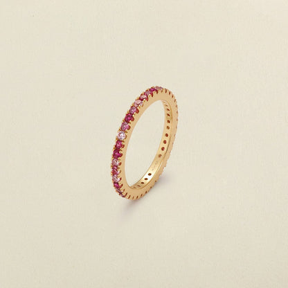 Pink Eternity Band Ring | Final Sale