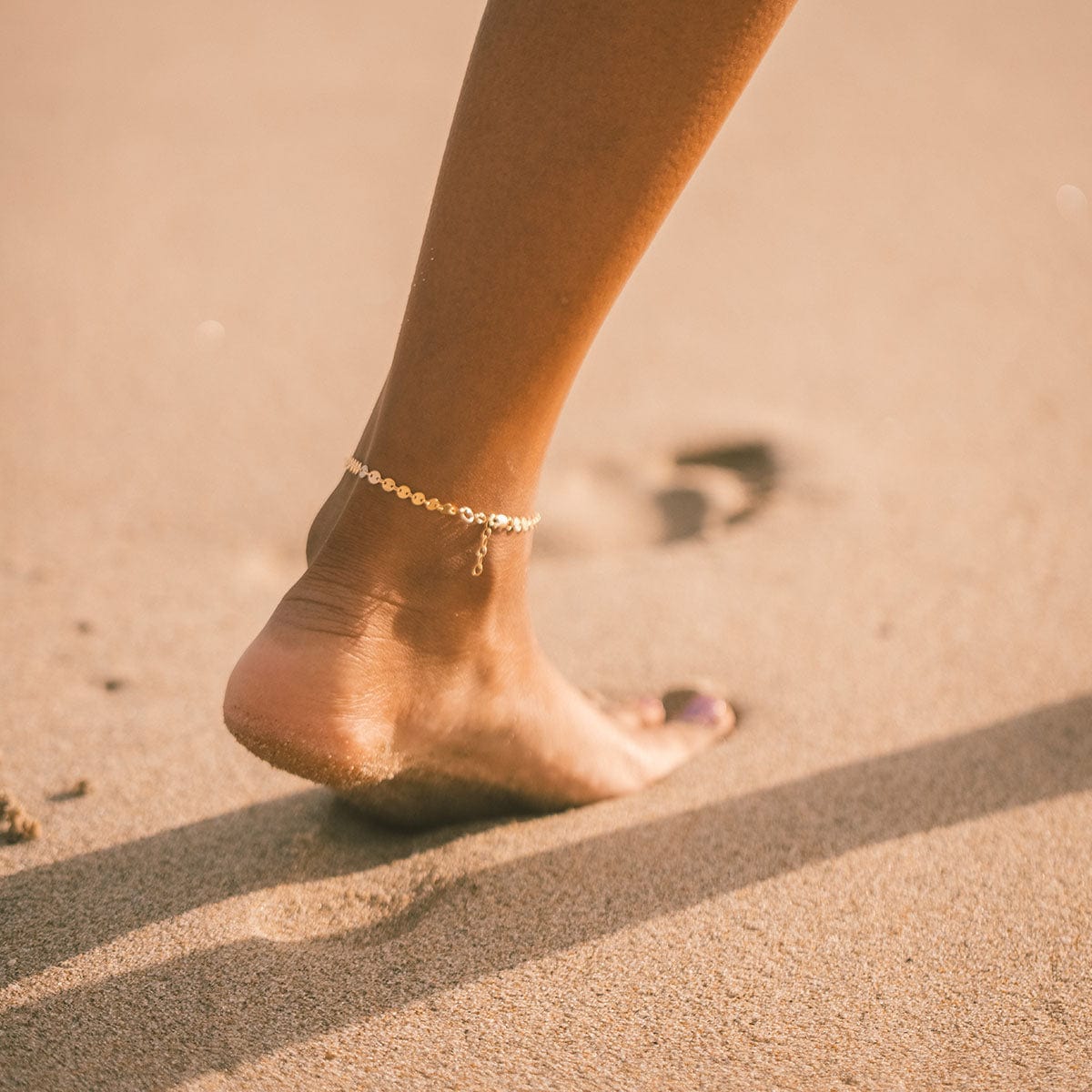 Poppy Chain Anklet