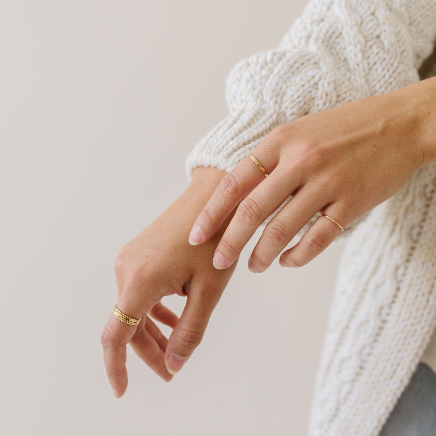 Personalized Round Stacking Ring