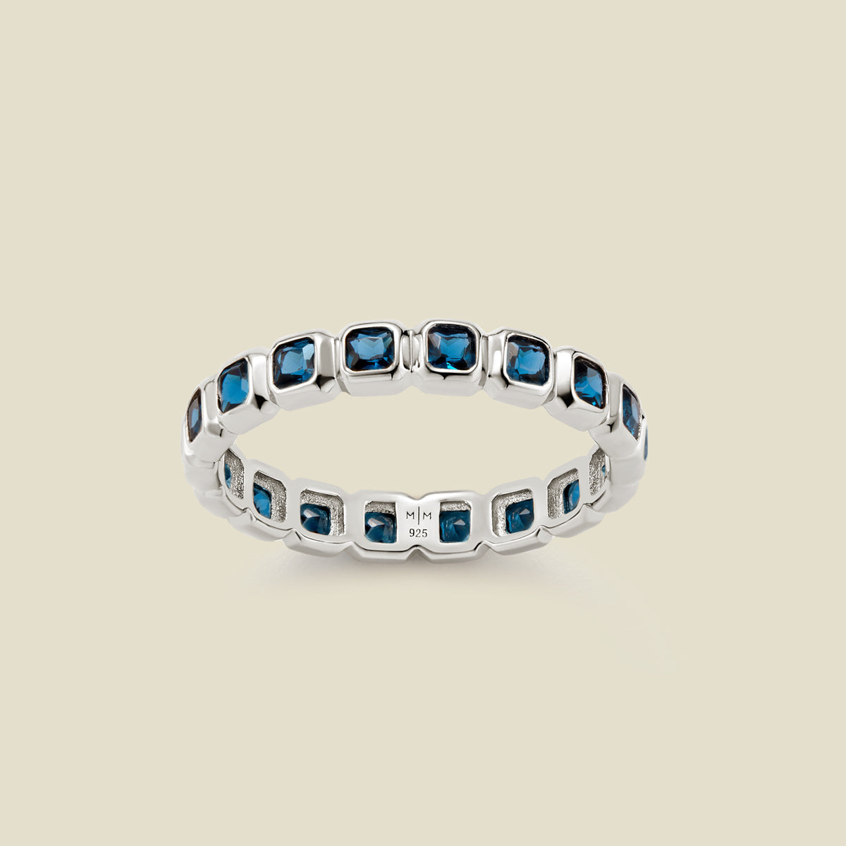 September Birthstone Eternity Ring