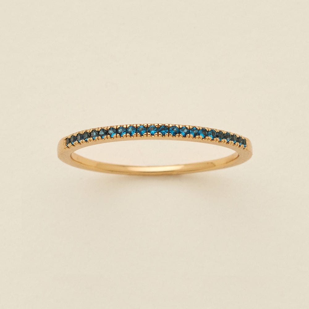 Stacking Ring with September Birthstone