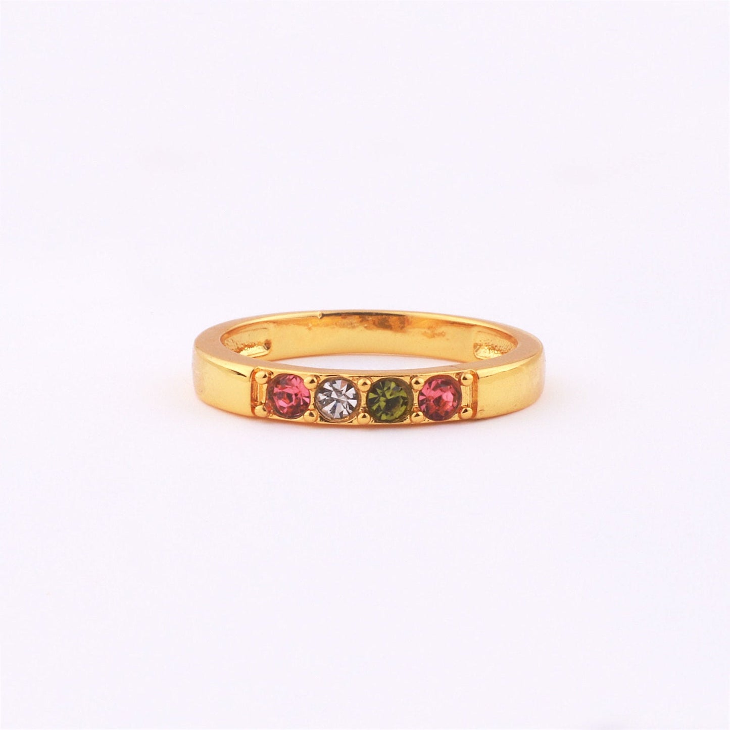 Personalized Stackable Birthstone Ring